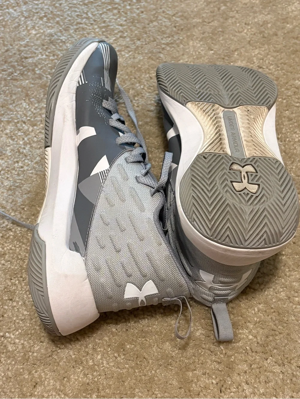 Under Armour Grey Athletic Sneakers